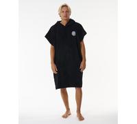Rip Curl - Logo Hooded Towel - Surf poncho size One Size, black