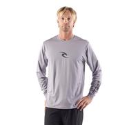 Rip Curl Men's Long Sleeve Rashguard-UPF 50+ Sun Protection Surf Shirt, Loose Fit Rash Vest Guard, Standard, Medium