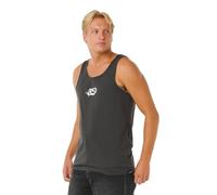 RIP CURL Men's Medina Inner Visions Tank Top T Shirt Washed Black Size M
