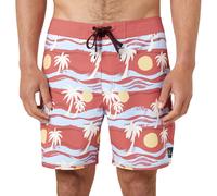 Rip Curl Mens Mirage Retro Dunes 17" Surf Swimming Boardshorts - Dusty Rose