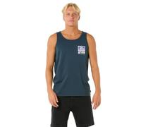 RIP CURL Men's Muscle Tank Top, Dark Navy Raw Energy, Medium