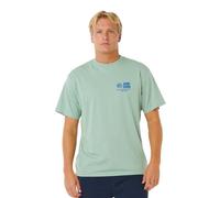 Rip Curl Pacific Rinse Glass Off Short Sleeve T-shirt Green,Blue M Men