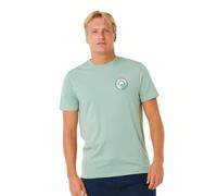Rip Curl Pacific Rinse Stacked Short Sleeve T-shirt Green XL Men