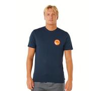 Rip Curl Pacific Rinse Stacked Short Sleeve T-shirt Blue XL Man