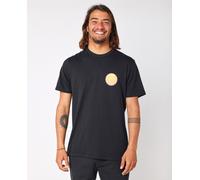Ripcurl Men's Rip Curl Mens Passage Cotton Short Sleeve T-Shirt - Black - Size: 44/Regular