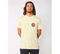 Ripcurl Men's Rip Curl Mens Passage Cotton Short Sleeve T-Shirt - Vintage Yellow - Size: 44/Regular