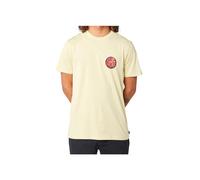 RIP CURL Mens Passage Cotton Short Sleeve T-Shirt - Vintage Yellow - XL