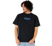 RIP CURL Men's Raw Energy Gnarly Tee T Shirt Top Black Size M