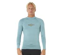 RIP CURL Mens Raw Energy UPF Perf Long Sleeve Rash Vest - Blue Lagoon - L