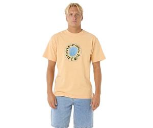 RIP CURL Men's Raw Energy Visions Tee T Shirt Top Mandarin Zest Size L