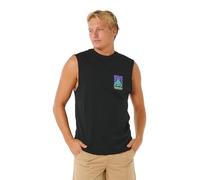 RIP CURL Men's Search Dawn Muscle Top T Shirt Black Size L