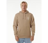 Ripcurl Men's Rip Curl Mens Search Icon Fleece Pullover Hoodie - Brown