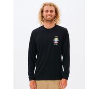 Rip Curl Mens Search Icon Long Sleeve Crew Neck T-Shirt Top Tee