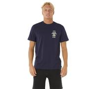 Rip Curl Men's Search Icon T-Shirt, Navy/Grey 251, XL