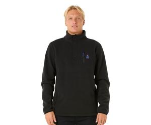 Rip Curl Mens Search Polar Half Zip Fleece Crew Neck Chest Pocket Winter Warm