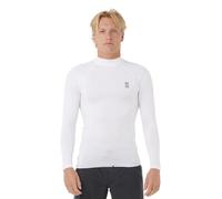 Rip Curl Search Perf Long Sleeve Rash Guard White S Men