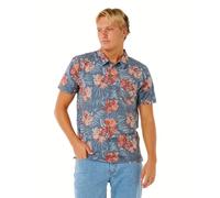 Rip Curl Sessions Aerotech Short Sleeve Polo Blue L Men