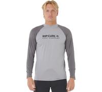 RIP CURL 2026 Mens Shock UPF Long Sleeve Rash Vest 16GMRV - Grey Marle