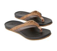 RIP CURL Mens Soft Top Open Toe Sandals Thongs Flip Flops - Black/Brown - 7 UK