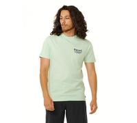Rip Curl Men's Standard Fit Short Sleeve T-Shirt, Pastel Green Shred, XL