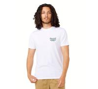 Rip Curl Men's Standard Fit Short Sleeve T-Shirt, White Shred, XXL