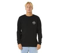 Stapler Crew Sweatshirt in Black