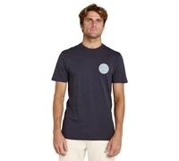 RIP CURL Mens Streamline Palmy Graphic Short Sleeve T-Shirt - Dark Navy - XL