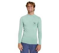 Rip Curl Streamline Upf Long Sleeve Rash Guard Green S Men
