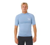 Rip Curl Streamline Upf Short Sleeve Rash Guard Blue XL Men