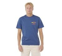 RIP CURL Men's Surf Revival Decal Tee T Shirt Top Light Navy Size X-Large