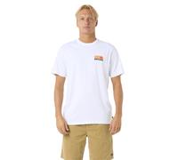 RIP CURL Surf Revival Stacked Short Sleeve T-Shirt XL White