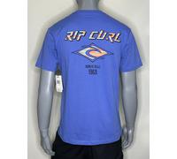 RIP CURL 2026 Mens Fade Out Icon Tee 0CAMTE - Blue Haze Mens Size - XL