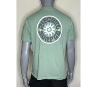 Rip Curl - Mens - T Shirt - Pacific Rinse Circle - Aloe - Surf Clothing