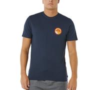 Rip Curl - Pacific Rinse Stacked Tee - T-shirt size M, blue