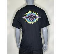 Rip Curl - Mens - T Shirt - Raw Burst Tee - Black - Surf Clothing