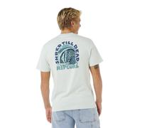 RIP CURL MENS T SHIRT.SHRED TIL BACKPRINT GREEN SURF SKELETON PUNK ROCK TOP S26