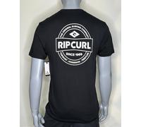 Rip Curl - Mens - T Shirt - Staple Tee - Black - Surf Clothing