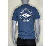 Rip Curl - Mens - T Shirt - Staple Tee - Light Navy