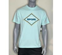 Rip Curl - Mens - T Shirt - Surf Revival Yo Mumma - Light Aqua - Surf Clothing