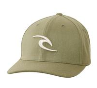 Rip Curl Men's Tepan Flexfit Baseball Hat Cap, Dusty Olive, One Size