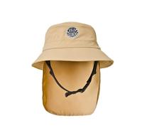 Rip Curl Men's UPF 50+ Quick Dry Surf Hat with Removable Neck Flap, Light Khaki, XL