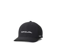 Rip Curl Men's Vaporcool Aerotech Flexfit Baseball Hat, Black 261, One Size