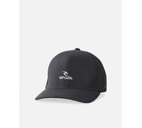 RIP CURL Vaporcool Delta Flexfit Cap Hat - Black - Quick Dry - Composition: 92% Polyester, 8% Elastane - Hydro Protech