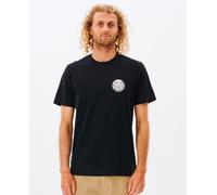 RIP CURL Men's Wetsuit Icon Short Sleeve T Shirt Tee Black