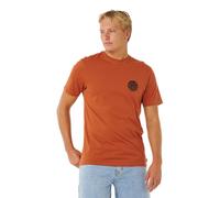 Rip Curl Wettie Passage Icon Short Sleeve T-shirt Orange M Men