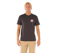 Rip Curl Mens Wettie Passage Icon Short Sleeve T-Shirt - Washed Black - XL