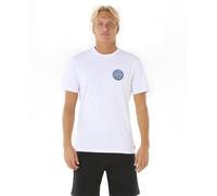 RIP CURL Mens Wettie Passage Icon Short Sleeve T-Shirt - White - M