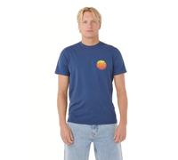 Rip Curl - Wettie Passage Icon Tee - T-shirt size L, blue