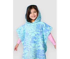 Rip Curl Mixed Snap Hooded Towel-Girl Surf Poncho blue Uni