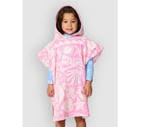 Rip Curl Mixed Snap Hooded Towel-Girl Surf Poncho pink Uni
